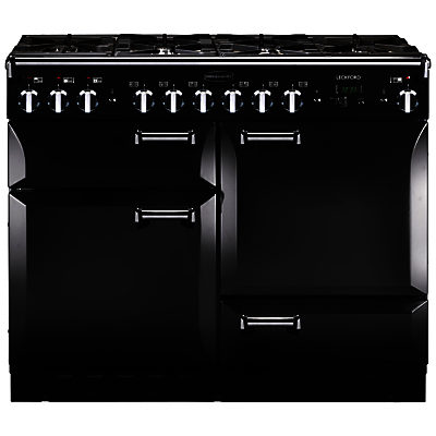 Rangemaster Leckford 110cm Dual Fuel Range Cooker Black/Chrome